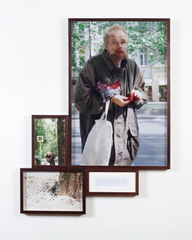 Boris Mikhailov Man with Cherries from Look At Me I Look At Water series, 1999